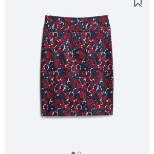 Margaret M Christiana Pencil Printed Skirt Sz. M